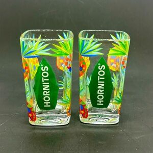 Hornitos Tequila Square Shot Glasses